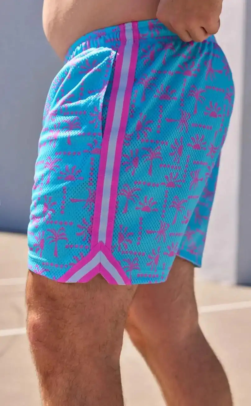 Aqua Palm Shorts