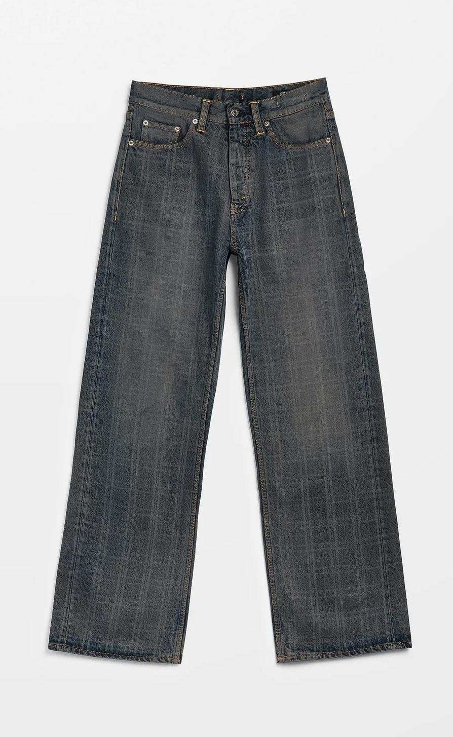 Denim Gray Checkered