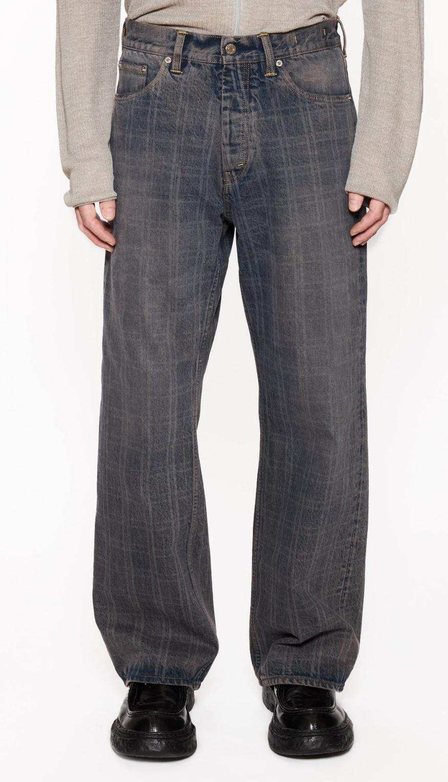 Denim Gray Checkered