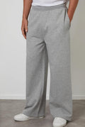 Light Grey Wide Leg Joggers